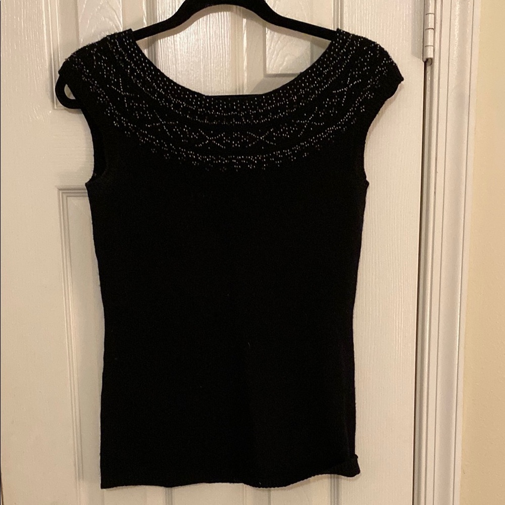 Chic Black Knit Top